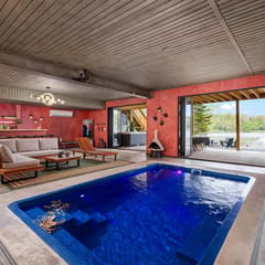 Luxury Lakefront Estate w/ Indoor Pool & Theater
