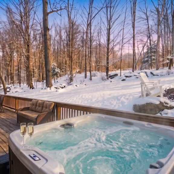 Spa-Style Luxury Lodge w/ Sauna, Hot Tub & Games - Image 1