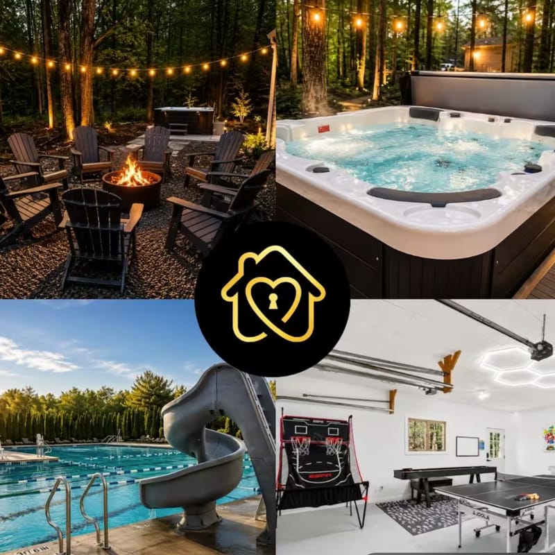 Hot tub Gym Lake Golf Karaoke Firepit
